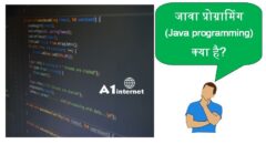 जावा प्रोग्रामिंग(Java programming) क्या है?