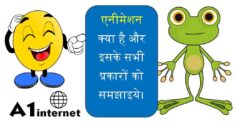 एनीमेशन क्या है और इसके सभी प्रकारों को समझाइये।